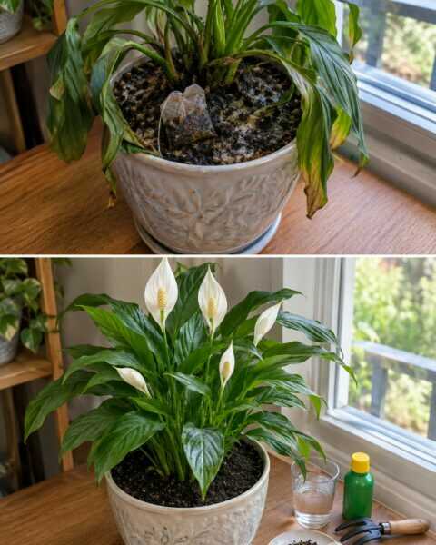 The Tea Bag Trick for Peace Lilies and What Really Makes Them Bloom
