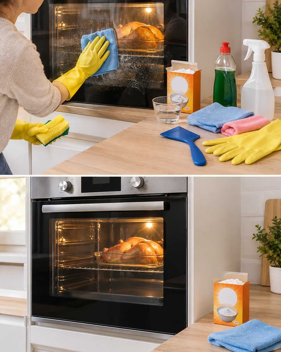 How I Get My Oven Door Glass Clean Without Taking the Door Apart