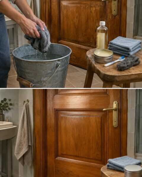 Our 90-Year-Old Wooden Doors Shine Like New Again