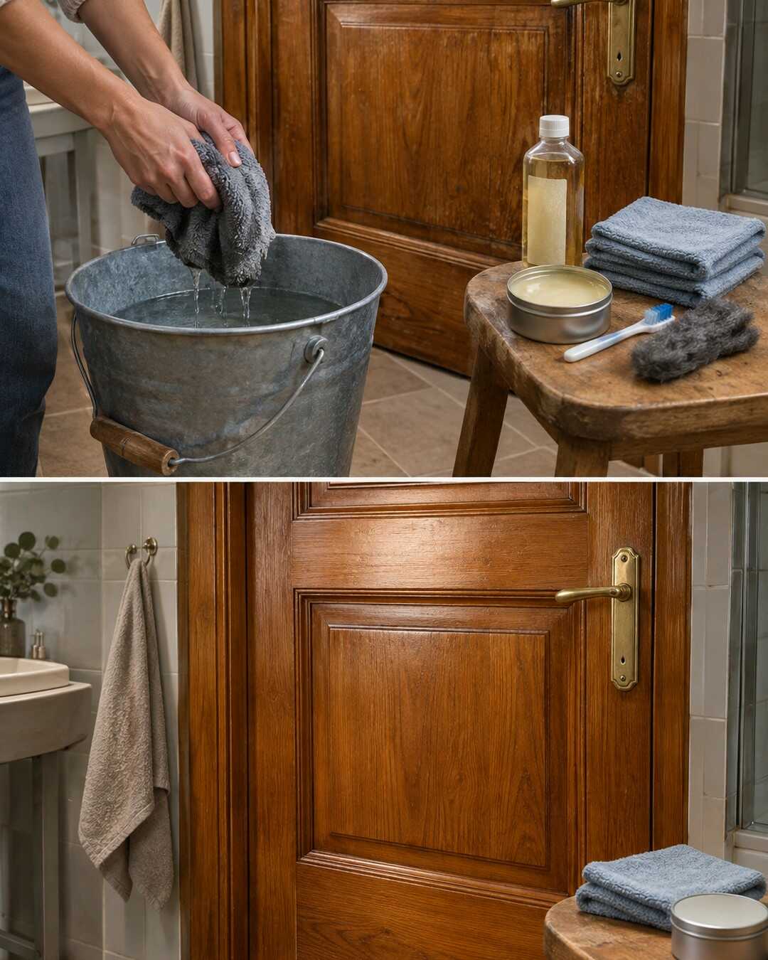 Our 90-Year-Old Wooden Doors Shine Like New Again