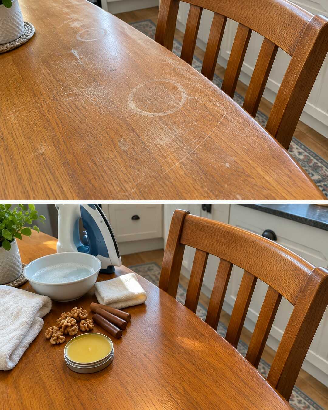 Scratched Chairs and Tables Look New Again Without Paint