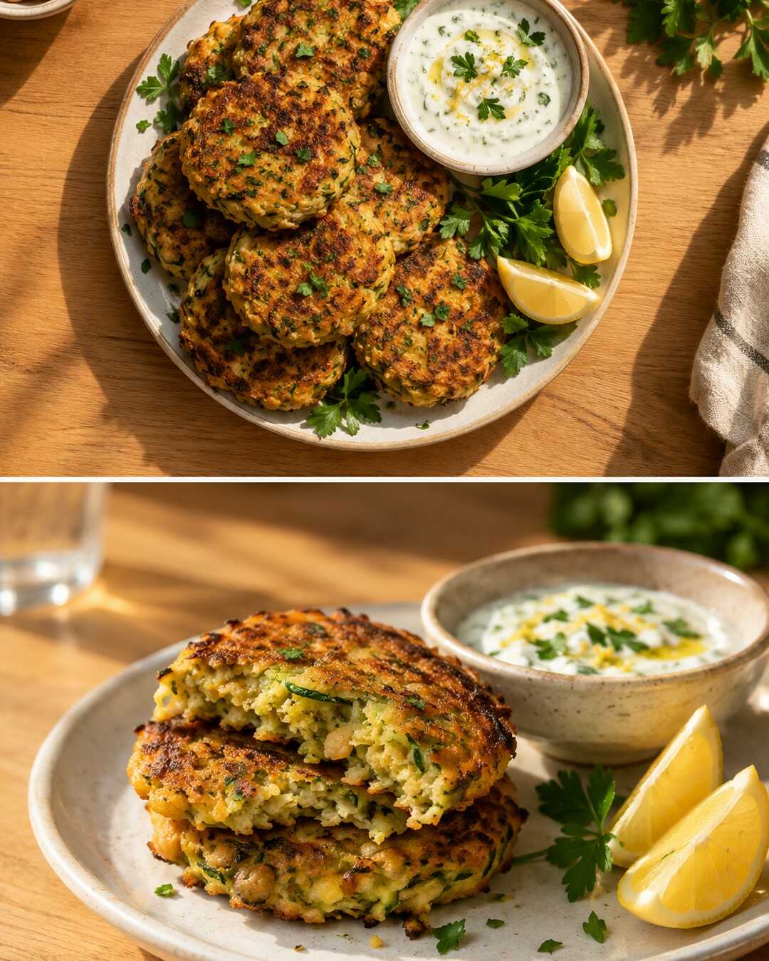 1 Zucchini and 1 Can of Chickpeas Make Patties Everyone Loves