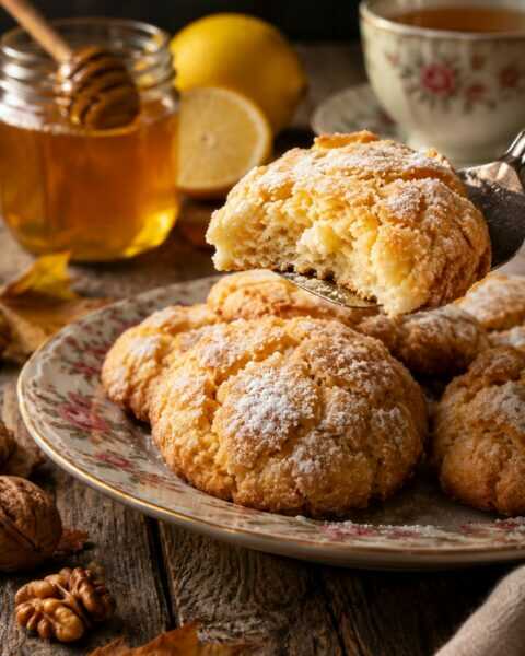 Soft Honey Cookies Grandma Made for Tea, With Just a Hint of Lemon