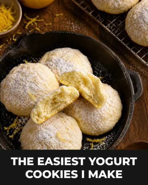 The Easiest Yogurt Cookies I Make, Soft and Melt-in-Your-Mouth