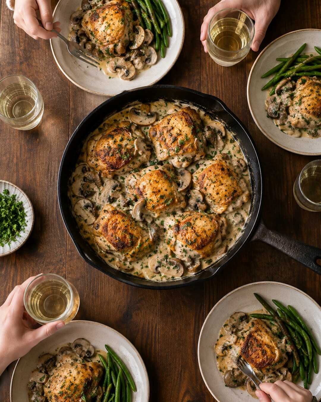 Creamy Chicken and Mushrooms I Make Three Times a Week