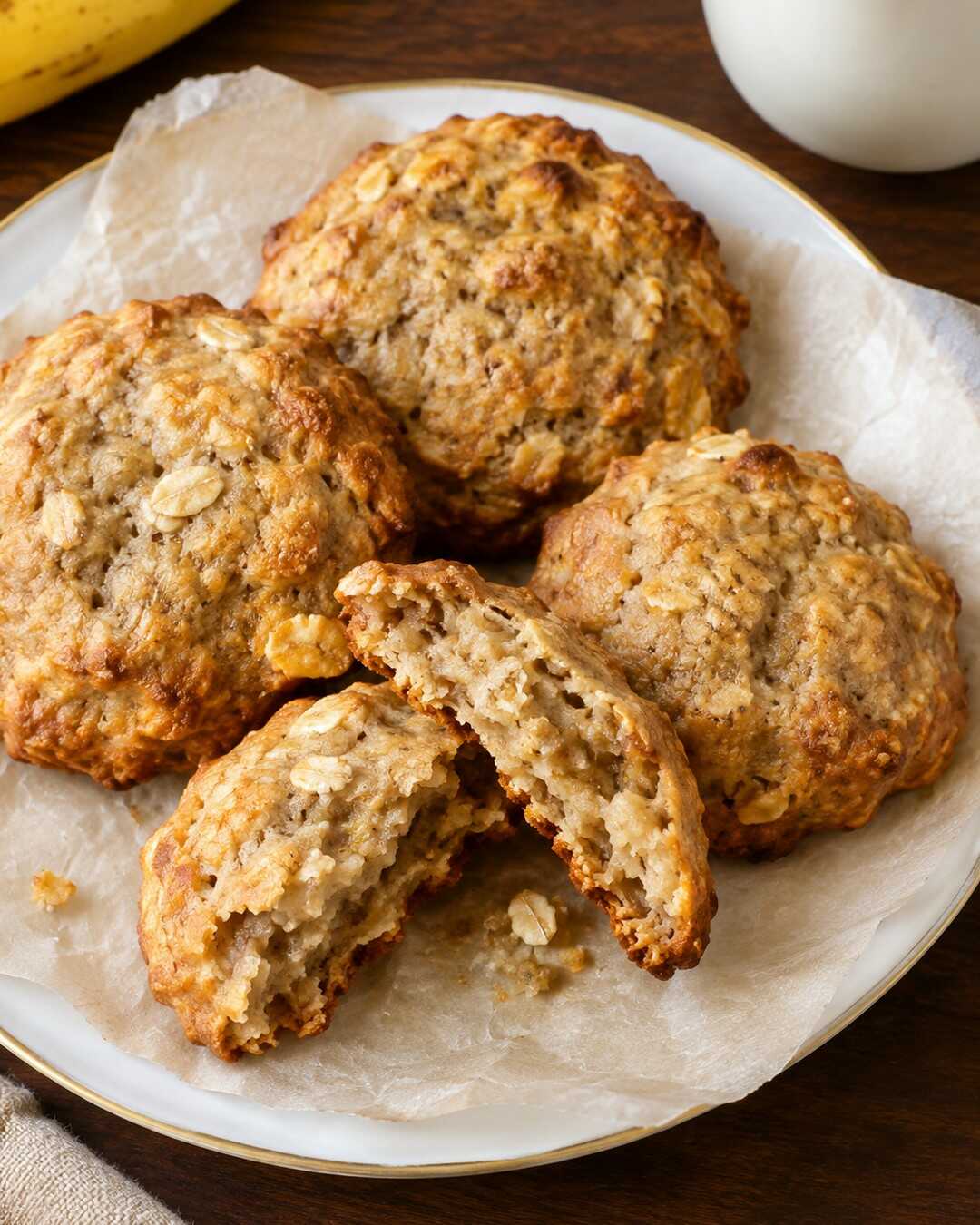 Two Bananas and Peanut Butter Make These No-Sugar No-Egg Cookies